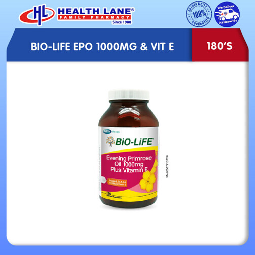 BIO-LIFE EPO 1000MG & VIT E (180'S)
